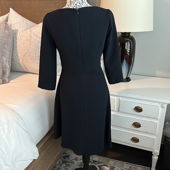 Harper Rose Asymmetrical Dress in Navy - Picture 7 of 7